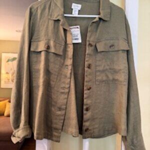 Nicole Miller Linen Jacket NWT